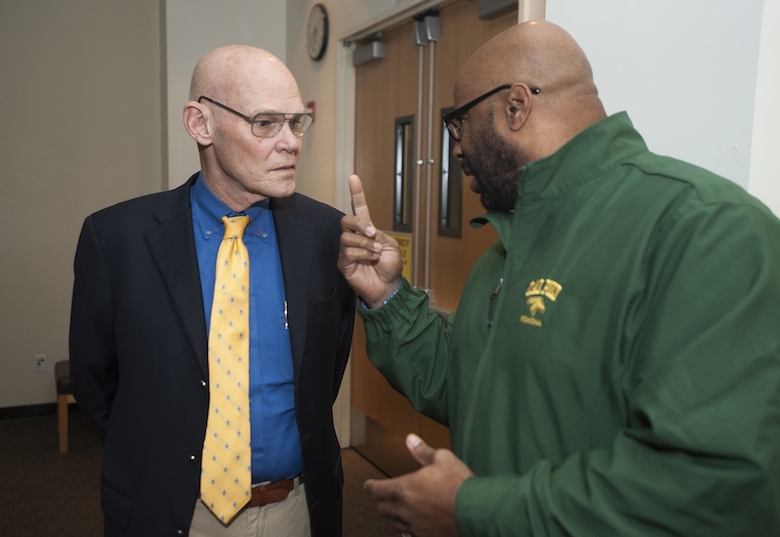 Dr. Reese with James Carville